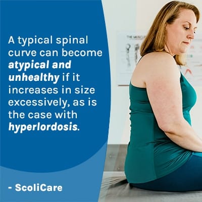 A typical spinal curve