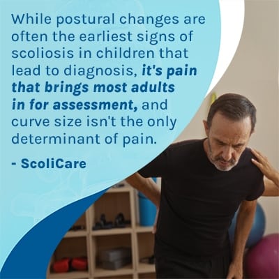 A visual representation of the quote from the text starting with “ While postural changes are often “