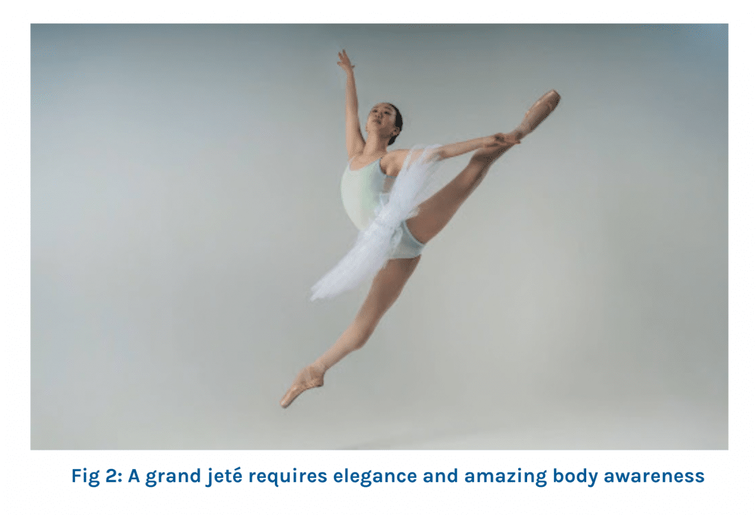 A grand jeté