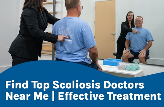 A featured image post for the blog titled: “ Find Top Scoliosis Doctors Near Me | Effective Treatment "
