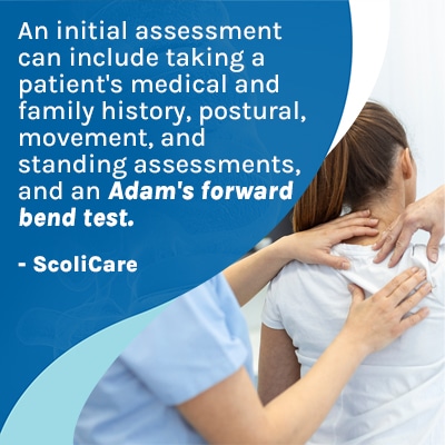 A visual representation of the quote from the text starting with “ An initial assessment can include “