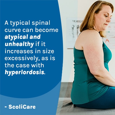 A typical spinal curve