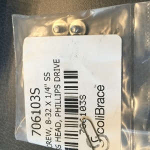 8-32 x 1/4” SS Phillips head screws – Pack of 10